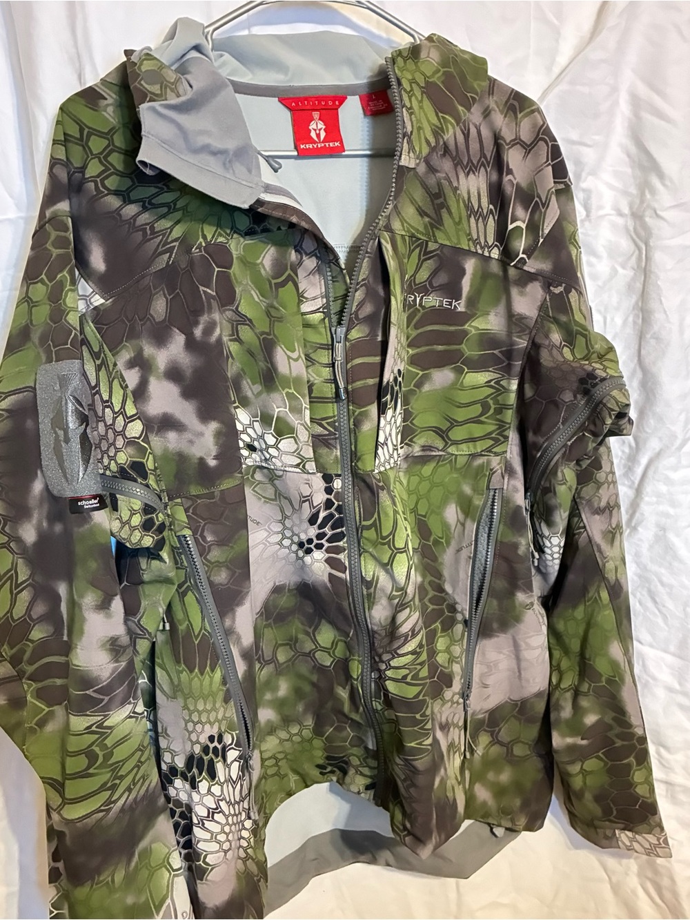 Kryptek Men's Green Camo Performance Softshell Jacket